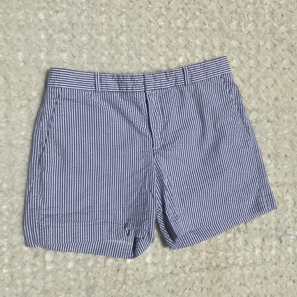 Banana Republic seersucker shorts